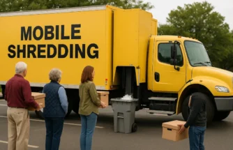 mobile paper shredding