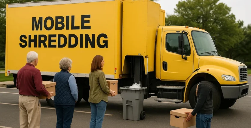 mobile paper shredding