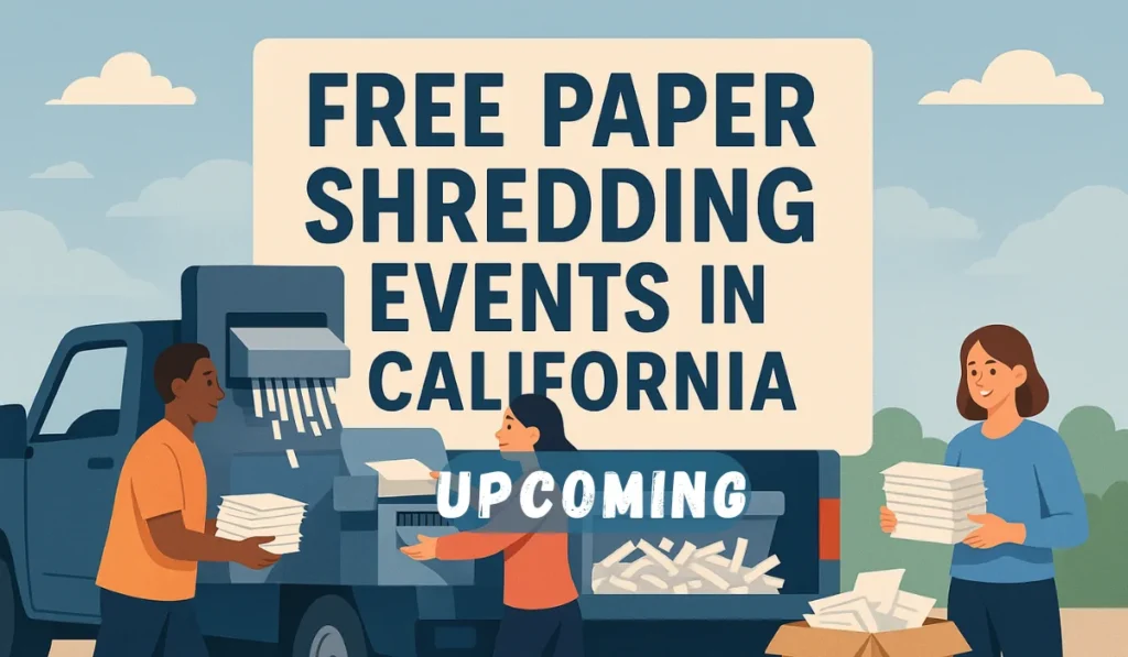 upcoming Free Paper Shredding Events In California (1)