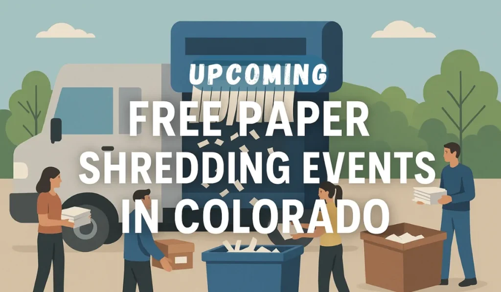 upcoming Free Paper Shredding Events In Colorado