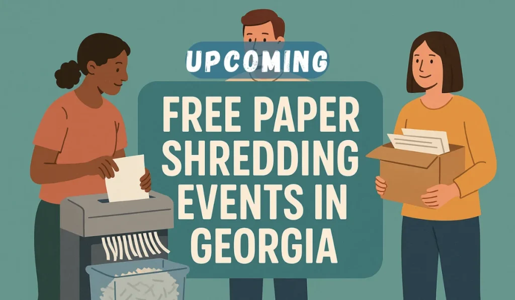 upcoming Free Paper Shredding Events In Georgia