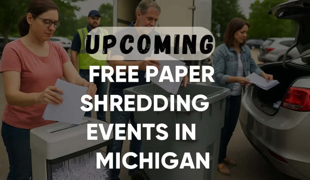 upcoming Free Paper Shredding Events In Michigan