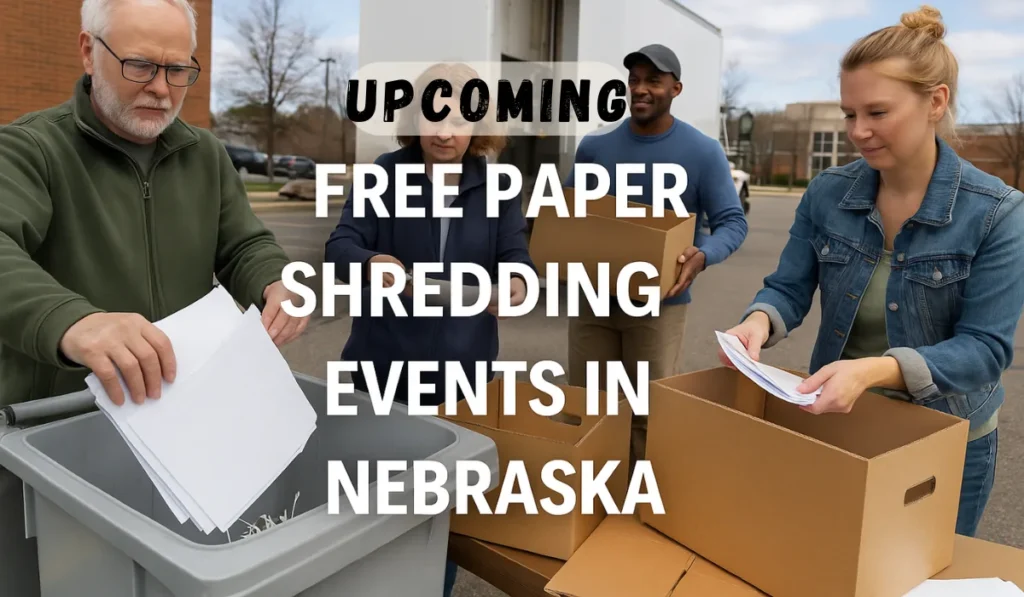 upcoming Free Paper Shredding Events In Nebraska