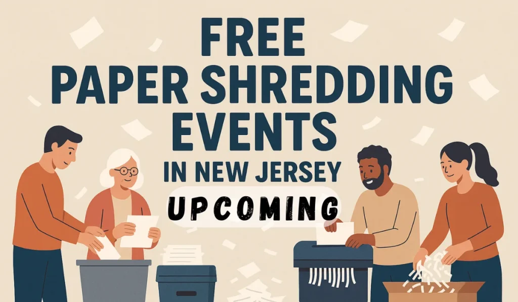 upcoming Free Paper Shredding Events In New Jersey