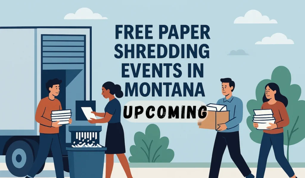 upcoming Free Paper Shredding Events in Montana