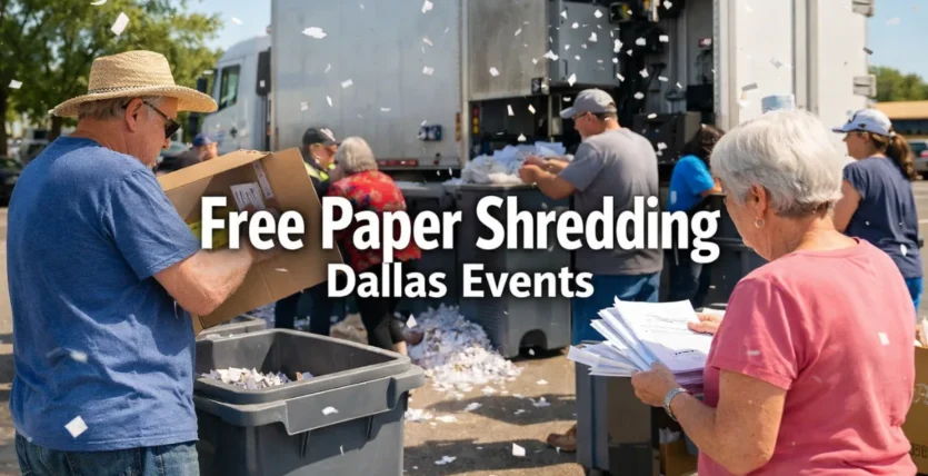 Free Paper Shredding Dallas Events