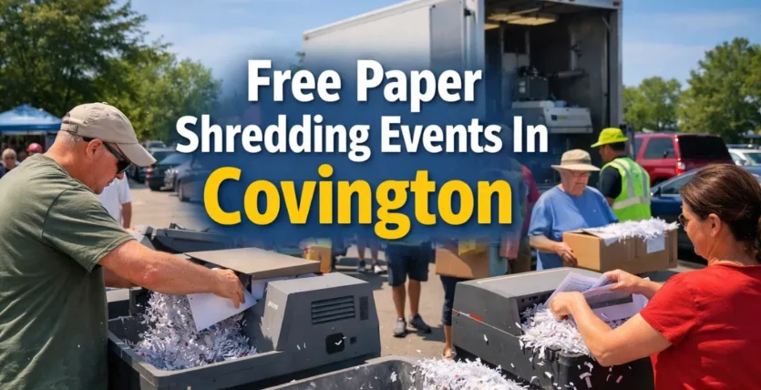 Free Paper Shredding Events In Covington
