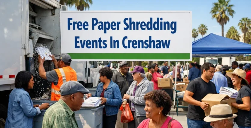 Free Paper Shredding Events In Crenshaw
