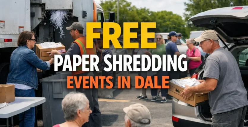 Free Paper Shredding Events In Dale