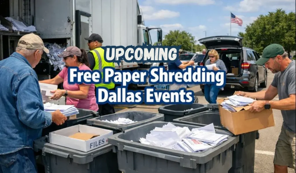 Upcoming Free Paper Shredding Dallas Events