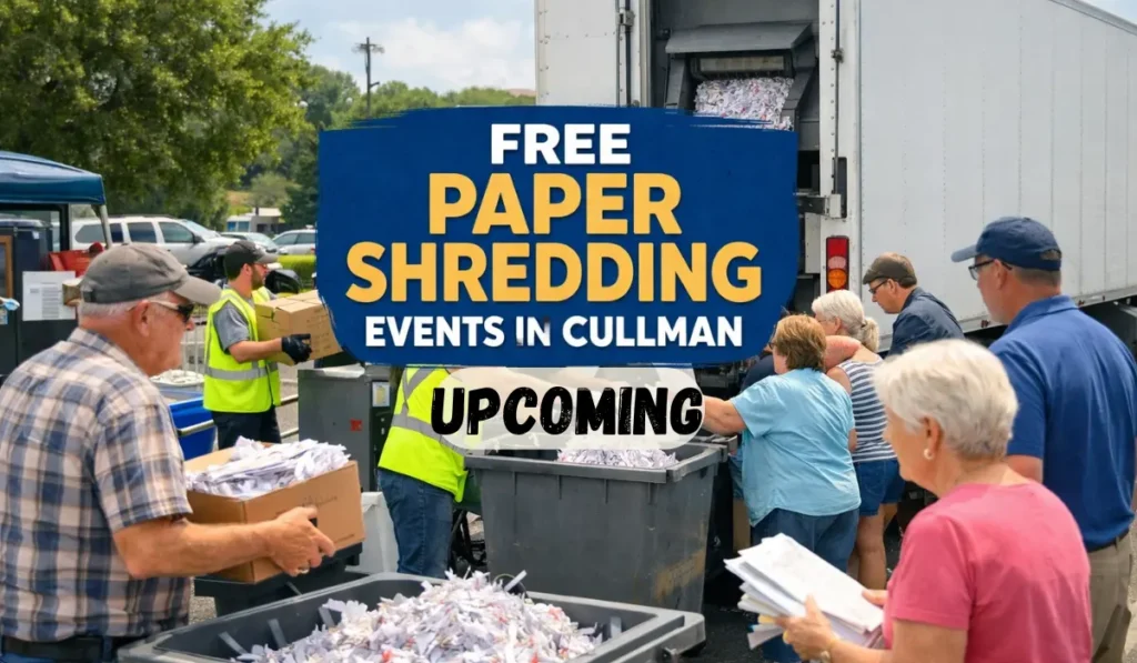 Upcoming Free Paper Shredding Events In Cullman